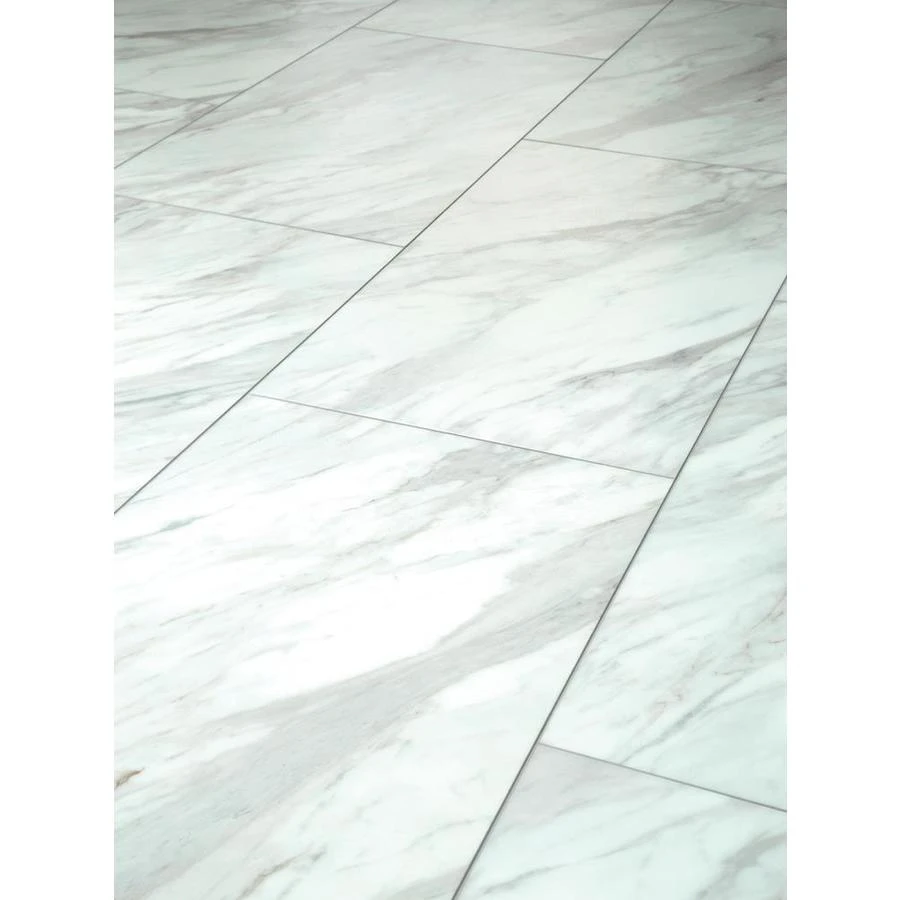 SMARTCORE Pro 8-Piece 12-in x 24-in Gardena Marble Interlocking Vinyl Tile SMARTCORE Pro 8-Piece 12-in X 24-in Gardena Marble Interlocking Vinyl Tile -Arbor Home Sales Store