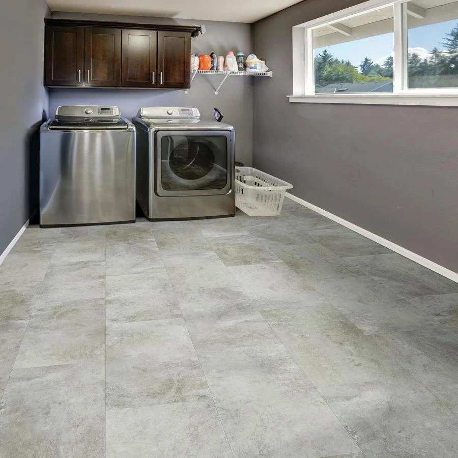SMARTCORE Pro 8-Piece 12-in x 24-in Ashland Gray Interlocking Vinyl Tile SMARTCORE Pro 8-Piece 12-in X 24-in Ashland Gray Interlocking Vinyl Tile -Arbor Home Sales Store 190402110336 12035699 626c4468 510b 49db 85ad