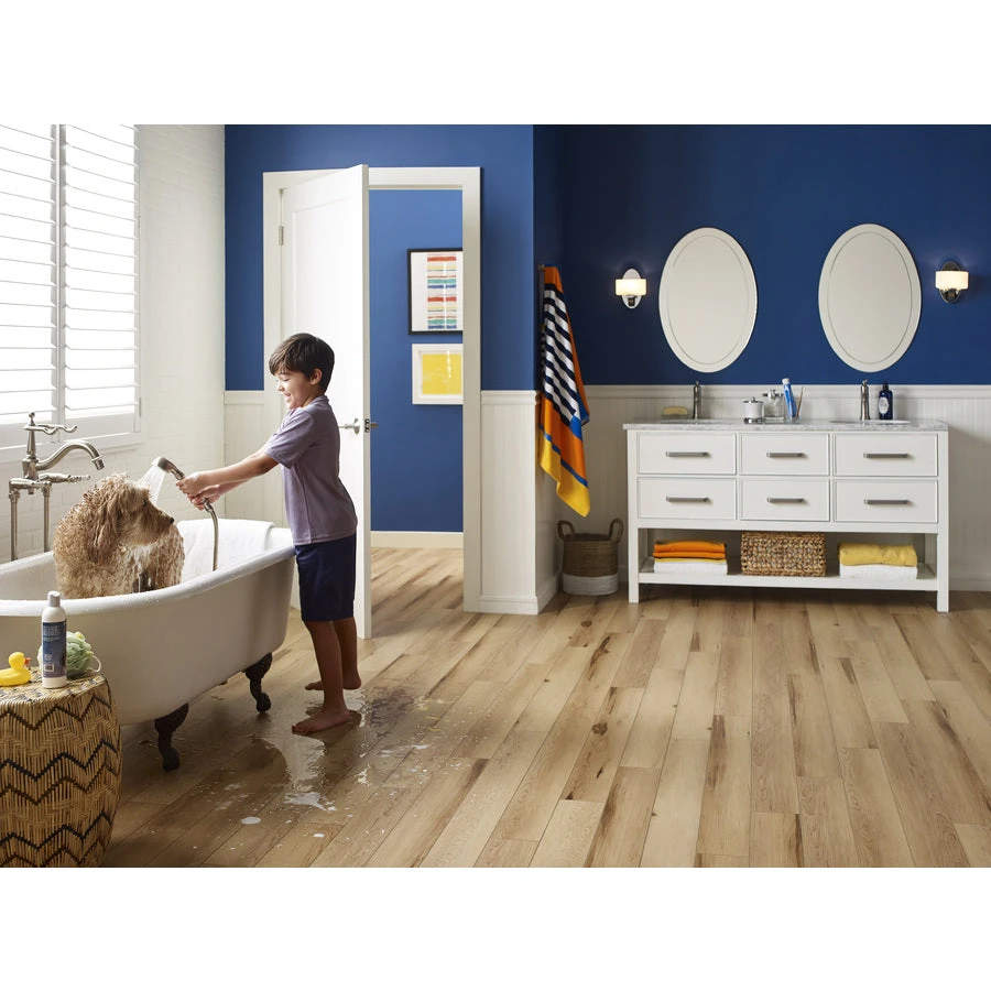 SMARTCORE 11-Piece 5-in x 48.03-in Lanier Hickory Luxury Vinyl Plank Flooring SMARTCORE 11-Piece 5-in X 48.03-in Lanier Hickory Luxury Vinyl Plank Flooring -Arbor Home Sales Store