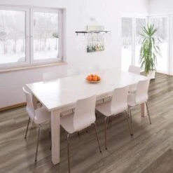 SMARTCORE Ultra 8-Piece 5.91-in X 48.03-in Columbia Oak Luxury Vinyl Plank Flooring -Arbor Home Sales Store 836214585183 12335891 1800x1800